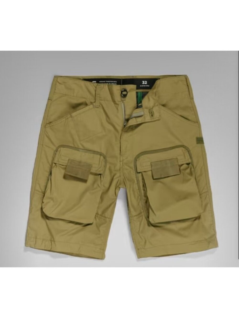 ✅NWT G-Star Raw Men’s 3D Regular Cargo Shorts Olive MSRP $170